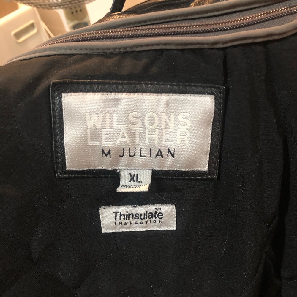 Wilson leather XL leather jacket